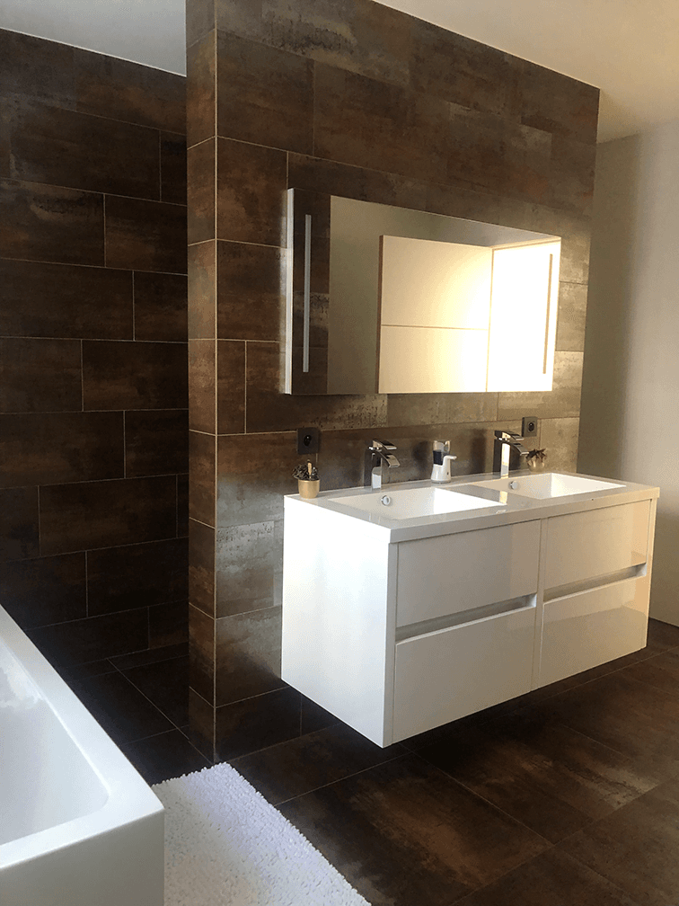 Badkamerrenovatie door WoPa Construction