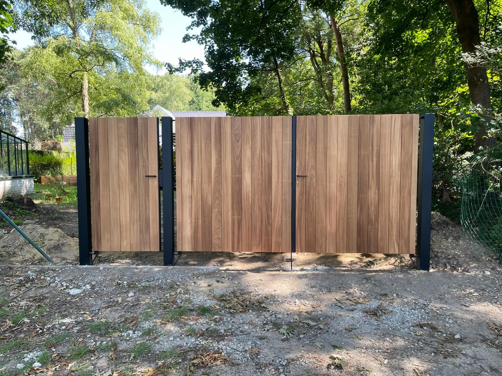 Houten poort door WoPa Construction