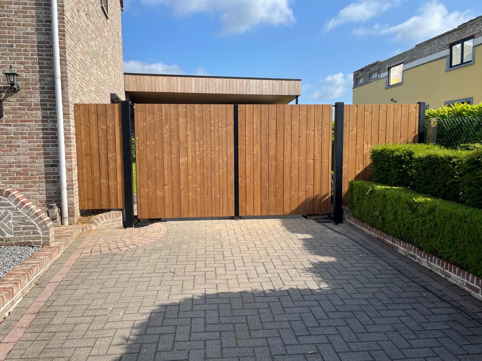 Houten poort door WoPa Construction