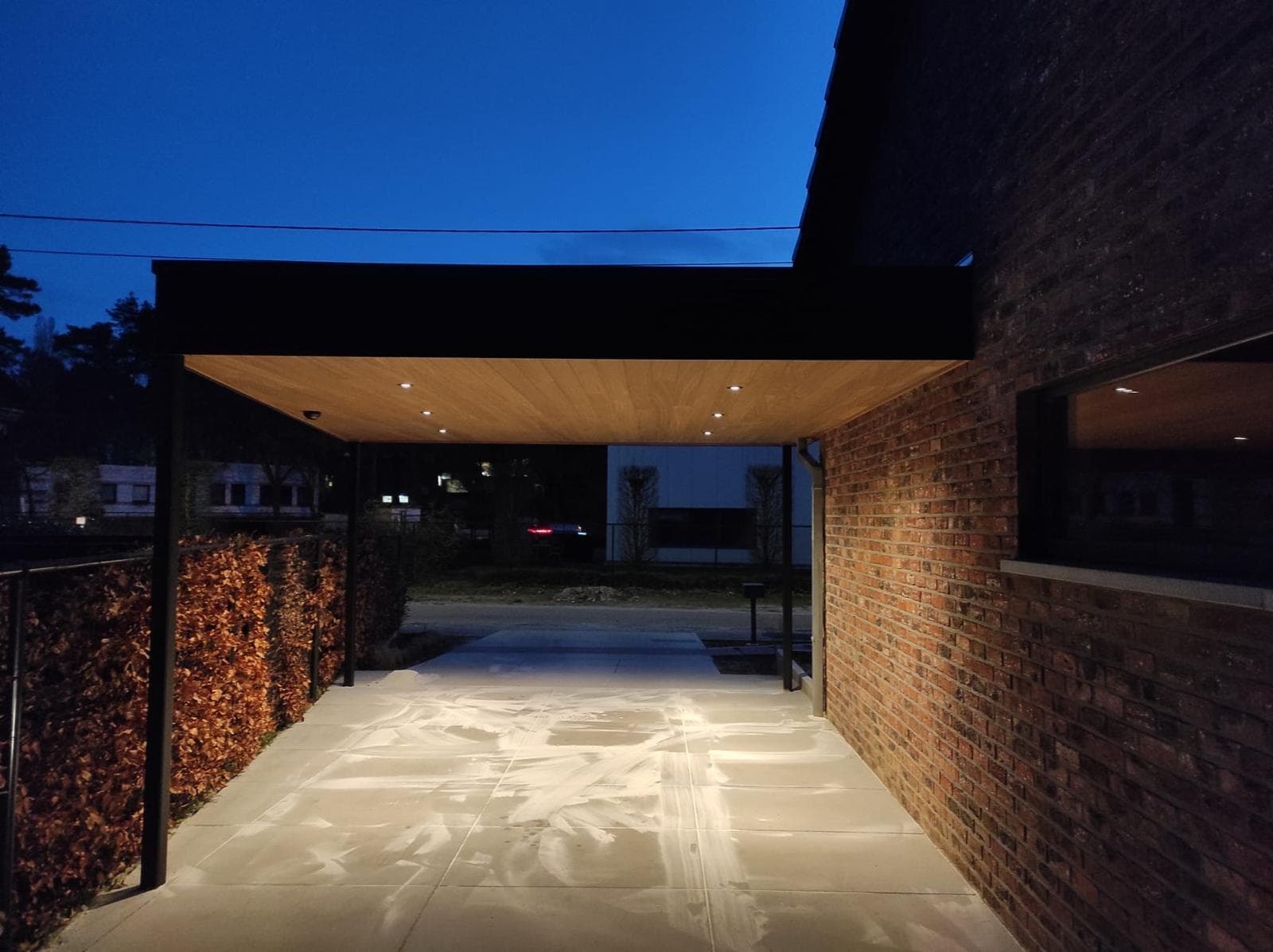 Houten carport door WoPa Construction